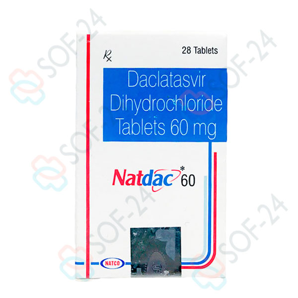 Natdac Natco Даклатасвир 28 таб. Natdac Natco Даклатасвир 28 таб.